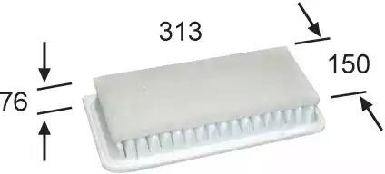 Фильтр воздушный TOYOTA Yaris (05-) JS ASAKASHI A1028 JS ASAKASHI