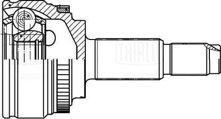 ШРУС для а/м Chery Tiggo 7 Pro (20-)/Omoda C5 (21-) CVT (наруж. перед.) (GO 0948 GO 0948 TRIALLI