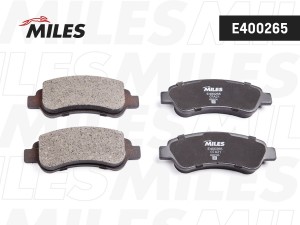 Колодки тормозные передние (без датчика + болты) (Смесь Low-Metallic) (CITROEN B E400265 MILES