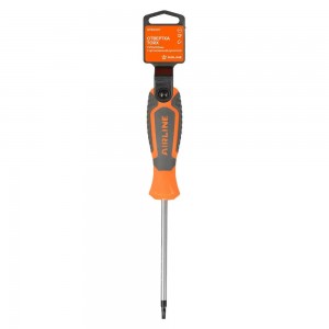 Отвертка TORX TX15x100мм с эргономичной рукояткой магнитная, пласт.подвес (ATBX0 ATBX007 AIRLINE