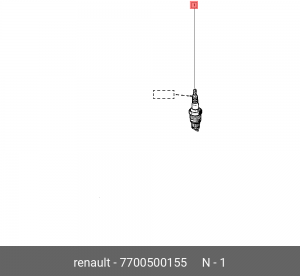 MITSUBISHI/RENAULT/VAG/CHRYSLER/KIA/LAND ROVER/NISSAN/OPEL/TOYOTA /HONDA/MB/ HYU 7700 500 155 RENAULT
