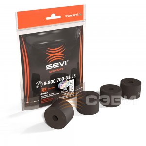 Втулка амортизатора для а/м ГАЗ Соболь передний верхний (4 шт.) "СЭВИ" 1313 SEVI