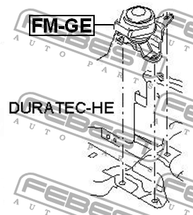 Опора двигателя FM-GE FM-GE FEBEST