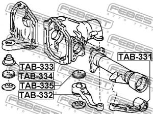 Опора дифференциала TAB-332 TAB-332 FEBEST