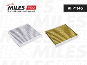 Фильтр салона антибактериальный (серия PRO) FORD FOCUS C-MAX/MONDEO 07-/VOLVO C3 AFP1145 MILES