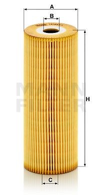 Фильтр масляный HU947/1Z-2 HU9471Z2 MANN FILTER