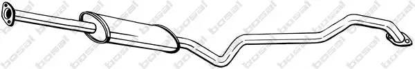 Глушитель NISSAN Almera (00-11) средняя часть BOSAL 287-503 BOSAL