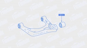 Сайлентблок нижнего рычага задней подвески MB G-CLASS (W463)/GL ,GL II (X164,166 SB903 FINWHALE