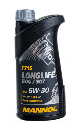 Масло моторное MANNOL LONGLIFE 504/507 SN/C3 5W30 синт.1л 7715 7000 MANNOL