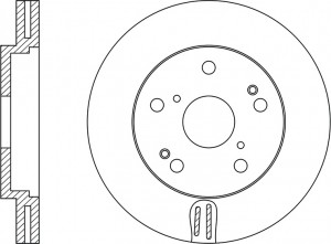Диск тормозной ACURA TL Type-S 3.2L 96-07 RN1413 RN1413 NIBK