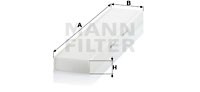 FORD MONDEO III (2000-2007) НЕ УГОЛЬНЫЙ CU5141 MANN FILTER