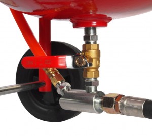 Аппарат пескоструйный 38л шланг 1/2", 250PSI JTC JTC-5324 JTC TOOLS