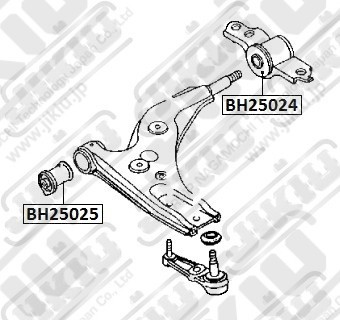 Сайлентблок  MAZDA 323 BG Jan 89 Jan 94 BH25024 BH25024 JIKIU