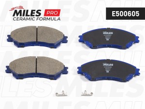 Колодки тормозные передние (Смесь CERAMIC серия PRO) SUZUKI SX4 13-/VITARA 15- ( E500605 MILES