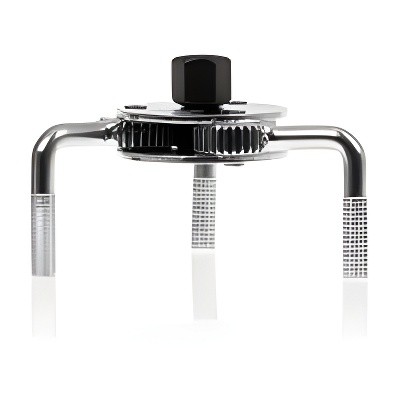 Съемник фильтров масляных краб 70-130мм с адаптером 3/8"Fх1/2"M HEYNER 439000 ALCA