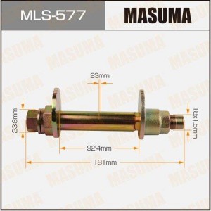 втулка с эксцентриком+болт! к-кт\ Toyota Land Cruiser 200 Uzj200/Vdj200/Grj200/U MLS-577 MASUMA