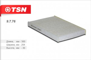 фильтр салона! Audi A4/A6 04> 9776 TSN