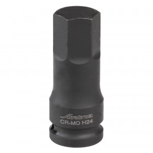 Головка ударная торцевая 1/2 DR внешний шестигранник H24 (ATAS019) ATAS019 AIRLINE