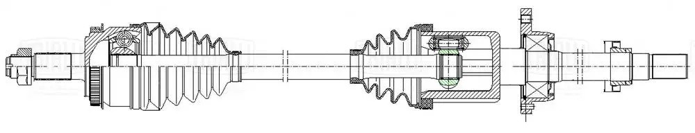 Привод передний правый AR 1614 TRIALLI