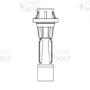 Наконечник катушки зажигания для а/м Ford Mondeo IV (07-)/S-Max (07-)/Galaxy II  STC 1004 START VOLT
