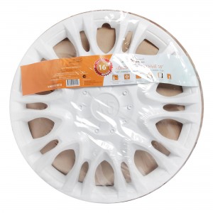 Колпаки колесные декоративные R16 белый "AIRLINE" X5 (2 шт.) (передние для а/м Г AWCC-16-13 AIRLINE