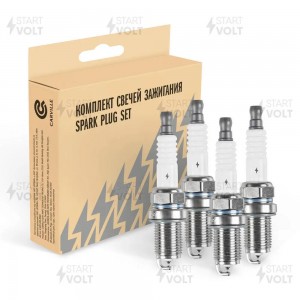 Комплект свечей зажигания для автомобилей VAG Passat B5 (96-)/A4 (95-) 1.8T (4шт VSP 0037 START VOLT