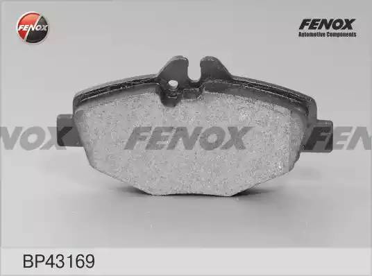 BP43169 колодки дисковые передние!\ MB W211 2.0-2.4/2.0CDi/2.7CDi 02> BP43169 FENOX
