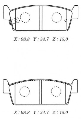 Замена на D1145MH Колодки тормозные дисковые задн. NISSAN CEFIRO,LAUREL,CEDRIC D D1145M MK KASHIYAMA