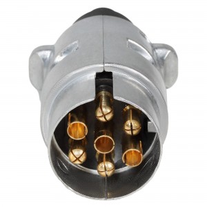 Вилка прицепа 7 контактов металл  ATE-02 ATE-02 AIRLINE