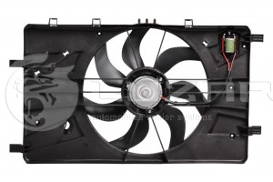 Вентилятор OPEL Astra J (10-) охлаждения радиатора с кожухом LUZAR LFK21106 LUZAR