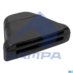 отбойник рессоры! (рм) 45.5x134.5x94.5\ MB VL 011.105 SAMPA