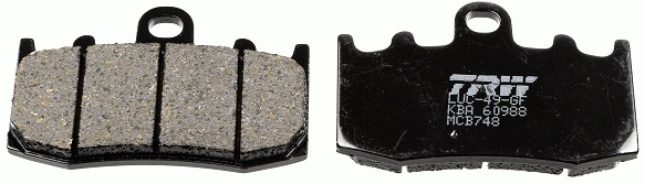 Колодки дисковые MCB748 MCB748 TRW LUCAS