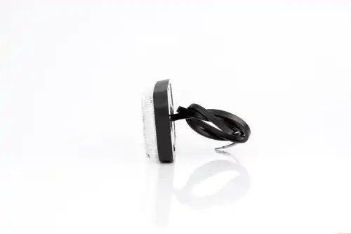 фонарь габаритный! LED, белый, 123х56, с проводом 0,5м\ Universal FT075BLED FRISTOM