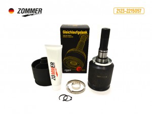 ШРУС ВАЗ 2123, 21214 (внутренний) левый (24 шлица) в сб. (пыльник+ метиз+ смазка 2123-2215057 ZOMMER