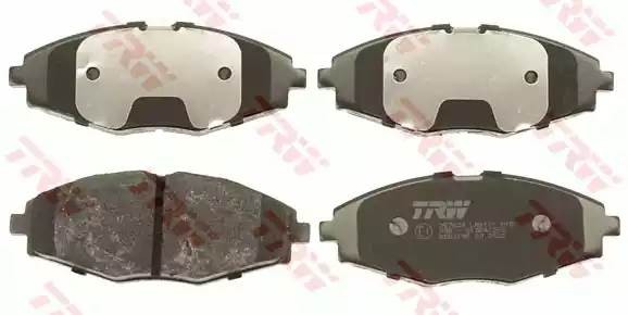 Колодки тормозные DAEWOO Nexia,Matiz CHEVROLET Lanos,Spark передние (4шт.) TRW GDB3195 TRW