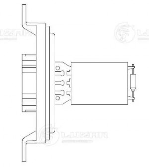 Резистор эвент. отоп. для ам ГАЗель Next (13-)ГАЗон Next (14-) (LFR 0322) LFR032 LFR 0322 LUZAR