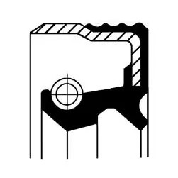 Сальник ступицы передней 120x150x15 БНК DC+ 12016441B CORTECO