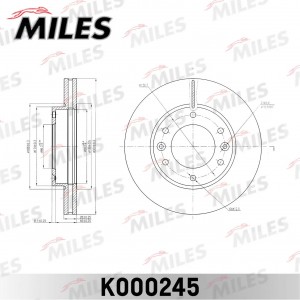 Диск тормозной передний D300мм. KIA CARNIVAL 06- (TRW DF4924S) K000245 K000245 MILES