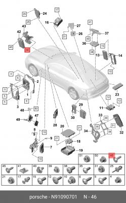 VAG 5X20 N 910 907 01 VAG