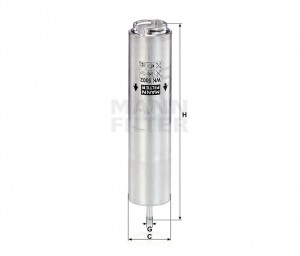 Фильтр топливный BMW 1 E81, 3 E46, 5 E60/F10, X5 E70/F15 дизель WK5002x WK5002X MANN FILTER
