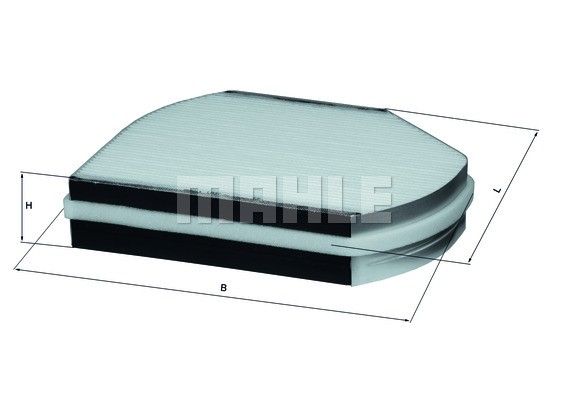 Фильтр воздушный салона MERCEDES C (W202) (93-01),E (W210) (95-03),S (W220) (98- LA37 MAHLE KNECHT