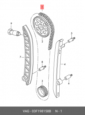 VAG 1.2TSI (2012>) 03F 198 158 B VAG