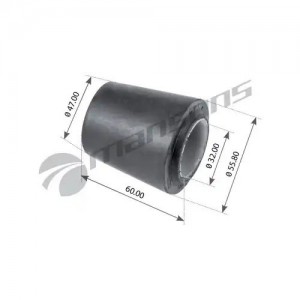 Сайлентблок FRUEHAUF рессоры (32x56x57.5) MANSONS TRB6300 MANSONS