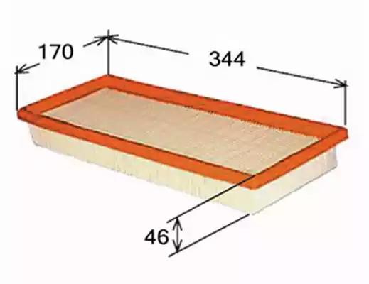 Фильтр воздушный  MITSUBISHI CARISMA 1,8 1995 - 1997  JEEP CHEROKEE 2,5 1990 - 1 A3501 JS ASAKASHI