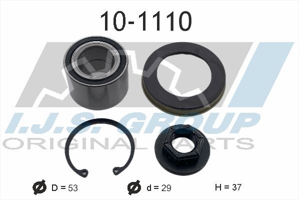 к-кт подшипника ступ. зад!\ Ford Focus all 98> 101110 IJS GROUP