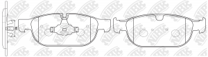 Колодки тормозные дисковые PN0696 PN0696 NIBK