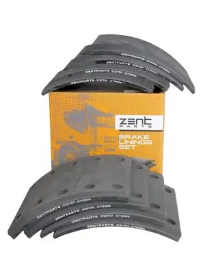 накладки торм. STD 19032 17.5-10.8 420x180(С ЗАКЛ.93251 8x15 80) Z10701 ZENTPARTS