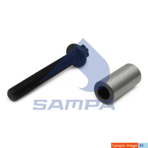 Болт коллектора выпускного  со втулкой DC 9/11/12/13/16/DT12 Scania 4/P/G/R/T се 040807 SAMPA