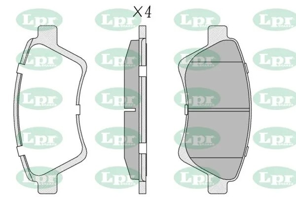 Комплект тормозных колодок 05P911 05P911 LPR