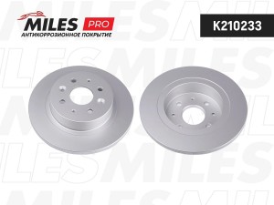 Диск тормозной (серия PRO с антикоррозионным покрытием) KIA SHUMA 97-04 задний   K210233 MILES